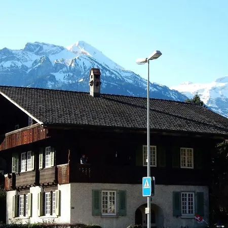Traditional Swiss-Flat Interlaken Exterior photo